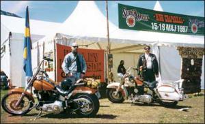 H-DCS reklamtält på Österrikes Super Rally 1996