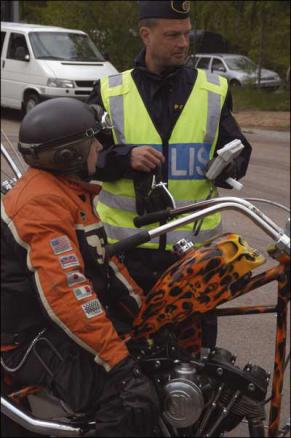 Poliskontroll Super Rally 2004