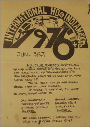 Träffaffisch utrikiska Super Rally 1976