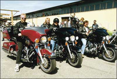 Ulf Jensen, Bill Davidson och Nigel Villiers