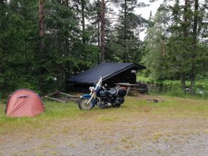 Tältplats fiskeresa 20200713 Distrikt F