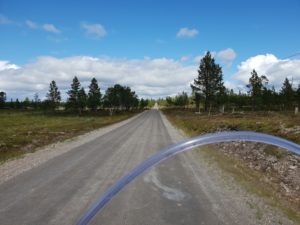 Vy från grusväg fiskeresa 20200713 Distrikt F