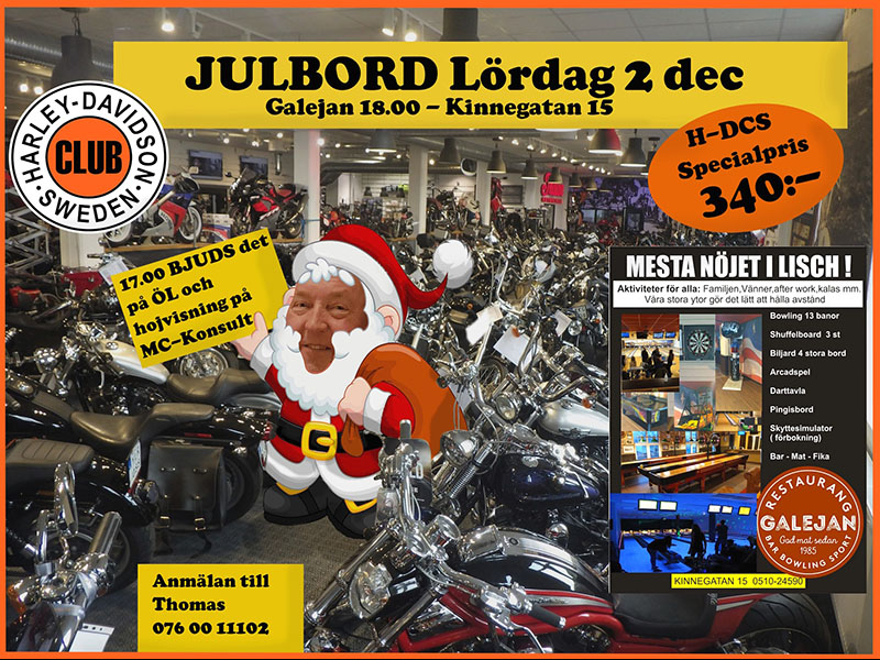 Banner Julbord Lidköping 2023